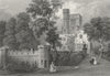 BUILDINGS. St Clare Lord Vernon-Bartlett c1840 old antique print picture