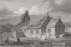 CANADA. St Lawrence Church c1840 old antique vintage print picture