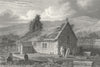 CANADA. St Lawrence Church c1840 old antique vintage print picture