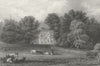 CHURCHES. Priory, Edward Grose Smith c1840 old antique vintage print picture
