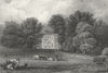 CHURCHES. Priory, Edward Grose Smith c1840 old antique vintage print picture
