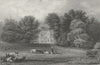 CHURCHES. Priory, Edward Grose Smith c1840 old antique vintage print picture