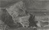 ISLE OF WIGHT. Watcombe Bay-Bartlett c1840 old antique vintage print picture