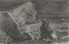 ISLE OF WIGHT. Watcombe Bay-Bartlett c1840 old antique vintage print picture