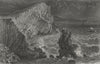 ISLE OF WIGHT. Watcombe Bay-Bartlett c1840 old antique vintage print picture