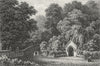 IOW. St Lawrence. well Marine Villa Lord Yarborough 1839 old antique print