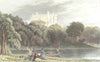 LEICS. Belvoir Castle, Leicestershire. DUGDALE 1835 old antique print picture
