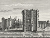 ASHBY. Ashby Zouch Castle, Leics. Jones 1829 old antique vintage print picture