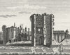 ASHBY. Ashby Zouch Castle, Leics. Jones 1829 old antique vintage print picture
