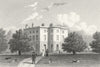 LEICS. Whatton House, Leicestershire. Jones 1826 old antique print picture