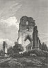 LEICS. Ulverscroft Priory, Leicestershire. Jones 1811 old antique print