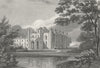 LEICS. Coleorton Hall, Leicestershire. Jones 1829 old antique print picture