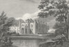 LEICS. Coleorton Hall, Leicestershire. Jones 1829 old antique print picture