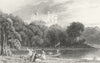 LEICS. Belvoir Castle, Leicestershire. Jones c1840 old antique print picture