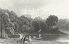 LEICS. Belvoir Castle, Leicestershire. Jones c1840 old antique print picture