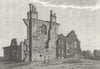 LEICS. Leicester Abbey. Jones 1787 old antique vintage print picture