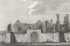 LEICS. Leicester Abbey. Jones 1787 old antique vintage print picture