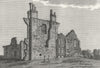 LEICS. Leicester Abbey. Jones 1787 old antique vintage print picture