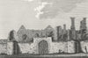 LEICS. Leicester Abbey. Jones 1787 old antique vintage print picture