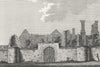 LEICS. Leicester Abbey. Jones 1787 old antique vintage print picture