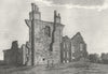 LEICS. Leicester Abbey. Jones 1787 old antique vintage print picture