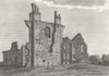 LEICS. Leicester Abbey. Jones 1787 old antique vintage print picture