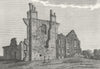 LEICS. Leicester Abbey. Jones 1787 old antique vintage print picture