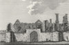 LEICS. Leicester Abbey. Jones 1787 old antique vintage print picture