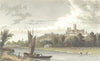 LINCS. Lincoln, view. Westall 1830 old antique vintage print picture