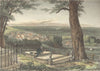 LONDON. Harrow. Mddx Finden Beautiful landscape  1833 old antique print