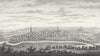 NORTHANTS. SW Northampton in. Goadby 1787 old antique vintage print picture