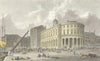 NEWCASTLE upon TYNE. Guildhall Exchange c1833 old antique print picture