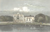 NEWSTEAD ABBEY. ex House of Lord Byron. DUGDALE 1835 old antique print picture