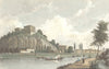 NOTTS. Nottingham Castle. Westall-Finden 1830 old antique print picture