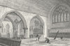 NORFOLK. Yarmouth Church, chancel. Le Keux Churches 1824 old antique print