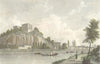 NOTTS. Nottingham Castle. Westall-Finden c1833 old antique print picture