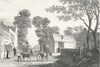 LINCS. Spittal. Saunders Several Horses Busy 1836 old antique print picture