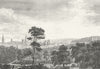 LINCS. Stamford. Saunders Nice 1836 old antique vintage print picture