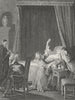 CHER. Moi votre épouse ah amant… je meurs Pingenu c1800 old antique print