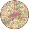 LONDON. and surrounding area. Map c1800 old antique vintage plan chart