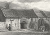 LINCOLN. John of Gaunt's Stables. STABLE. Saunders 1836 old antique print