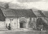 LINCOLN. John of Gaunt's Stables. STABLE. Saunders 1836 old antique print