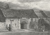 LINCOLN. John of Gaunt's Stables. STABLE. Saunders 1836 old antique print