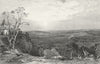 LEICS. Bardon Hill, Leicestershire. Allom 1836 old antique print picture