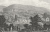 ST LAWRENCE. Church Undercliff Isle Wight. Few 1840 old antique print picture