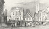 HERTS. St Alban's. DUGDALE. COWPER c1840 old antique vintage print picture