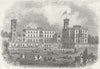 IOW. Osborne House I marine of Queen c1855 old antique vintage print picture