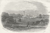 IOW. Osborne, Isle of Wight(sea) c1855 old antique vintage print picture