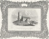 IOW. Chale Church, Isle of Wight c1855 old antique vintage print picture