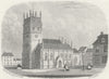 IOW. St Thomas Newport, Isle of Wight 1860 old antique vintage print picture